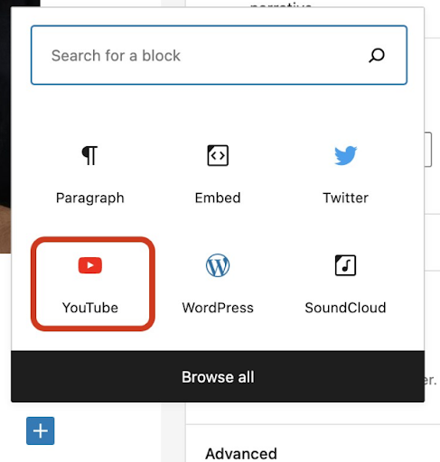 video service provider’s block